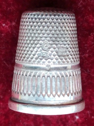 Fingerhut 925 silber antik - fingerhut,
