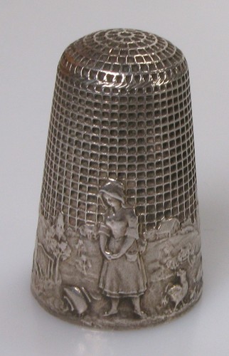Fingerhut thimble silber - fingerhut,