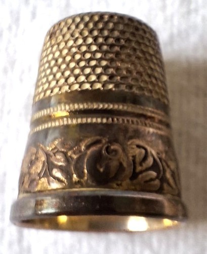 Antiker fingerhut 925 silber - antiker,