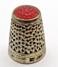 25280/ Alter Fingerhut Silber