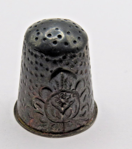 25284 alter fingerhut silber - alter,