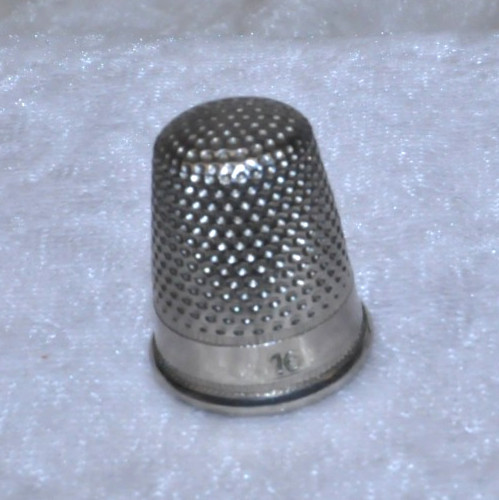 Fingerhut metall j - ,