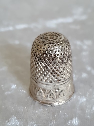 Antiker fingerhut silber - fingerhut,,