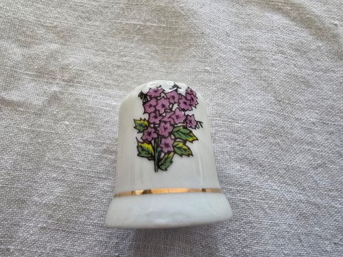 Fingerhut porzellan lila - fingerhut,, porzellan,
