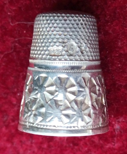 Fingerhut 925 silber - silber, antik