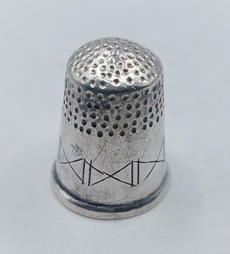 Antiker 835 silber fingerhut - silber,
