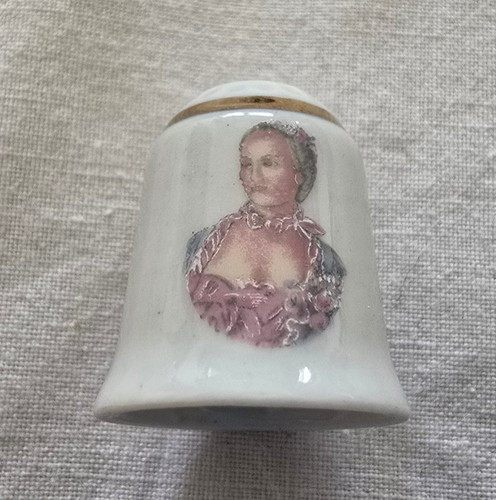 Fingerhut porzellan maria - porzellan,,