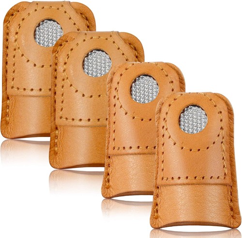 Stück leder fingerhut hand - 4,
