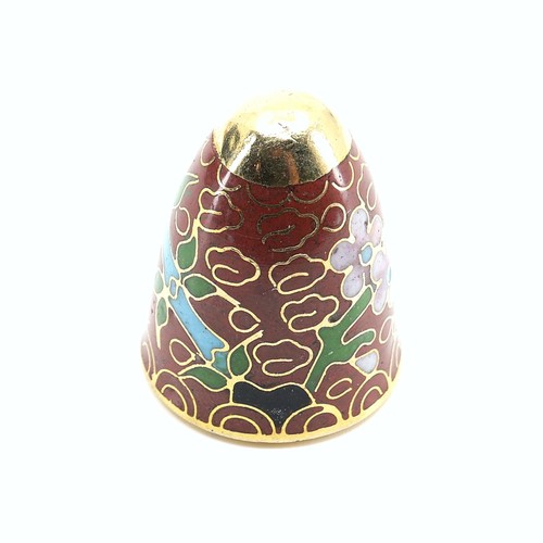Ornamentaler vintage fingerhut - vintage,