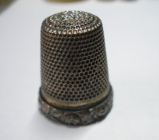 antiker Fingerhut 800er Silber