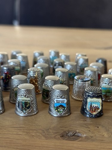 Fingerhut sammlung silber - fingerhut,
