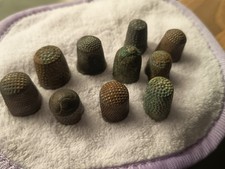 10 Antike Alte Fingerhüte