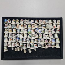 97x Fingerhüte aus Porzellan