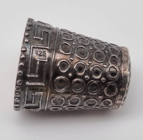Vintage fingerhut 925 silber - fingerhut,