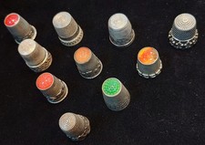 Antike Fingerhutsammlung aus