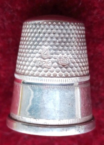 Fingerhut 925 silber antik - fingerhut,
